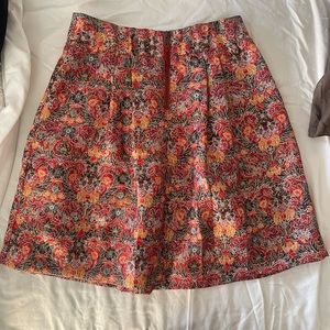 Anthropology Maeve mini skirt